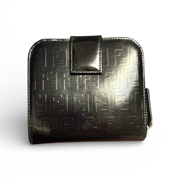 Fendi Handbags - Vintage Fendi Bifold Patent Leather Wallet